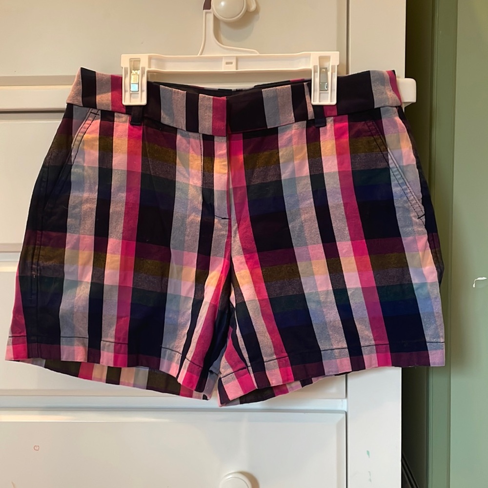 J Crew chino shorts.